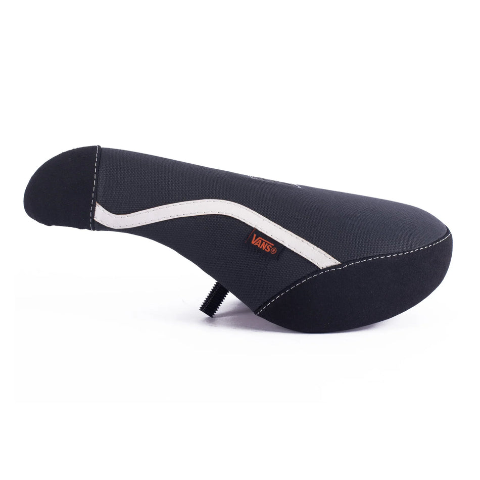 Cult X Vans Old Skool Padded Pivotal Seat - Black With White Stripe, Gum Base
