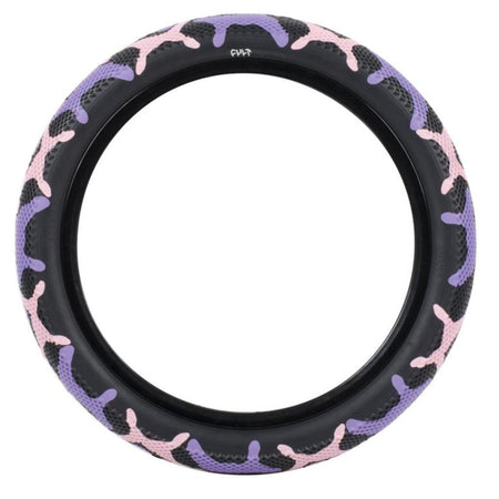 Cult Vans Tyre 20" - Purple Camo With Black Sidewall 2.40"