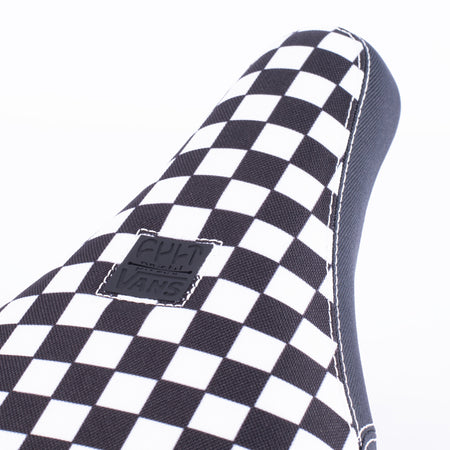 Cult X Vans Slip On Padded Pivotal Seat - Black/White Checkers, Gum Base