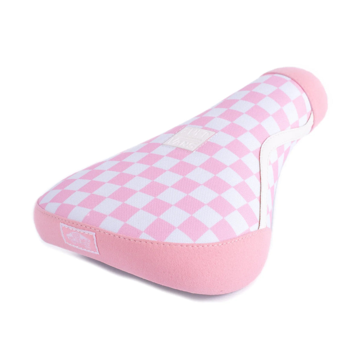 Cult X Vans Old Skool Padded Pivotal Seat - Pink/White Checkers, Gum Base