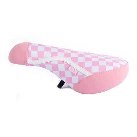 Cult X Vans Old Skool Padded Pivotal Seat - Pink/White Checkers, Gum Base