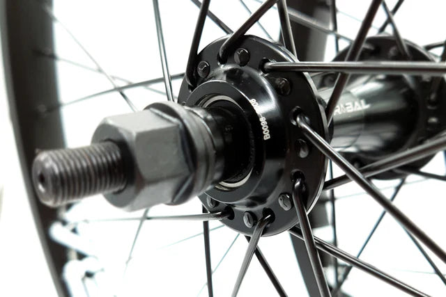 Tribal BMX Tribal 20" Wheelset With RHD Cassette Wheel - Black