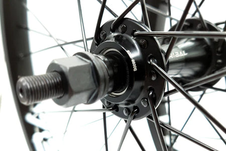 Tribal BMX Tribal 20" Wheelset With RHD Cassette Wheel - Black