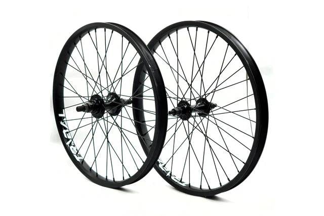 Tribal BMX Tribal 20" Wheelset With RHD Cassette Wheel - Black