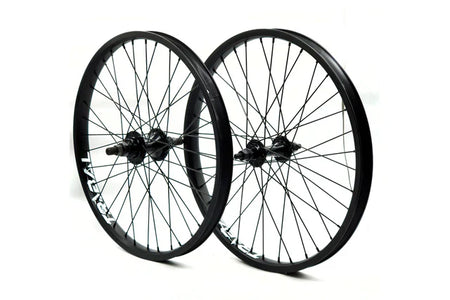 Tribal BMX Tribal 20" Wheelset With RHD Cassette Wheel - Black