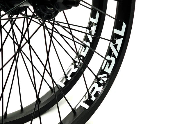 Tribal BMX Tribal 20" Wheelset With RHD Cassette Wheel - Black