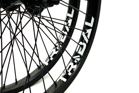 Tribal BMX Tribal 20" Wheelset With RHD Cassette Wheel - Black