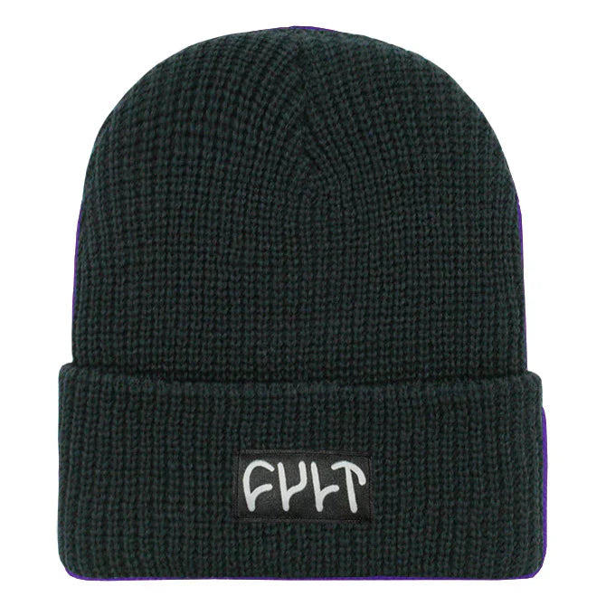 Cult Witness Ribbed Beanie - Black
