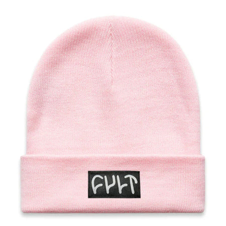 Cult Witness Tight Knit Beanie - Pink