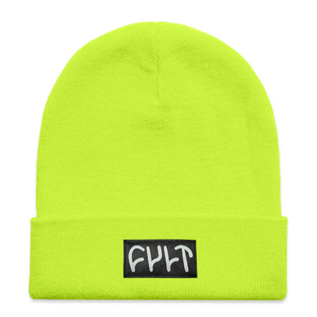 Cult Witness Tight Knit Beanie - Yellow